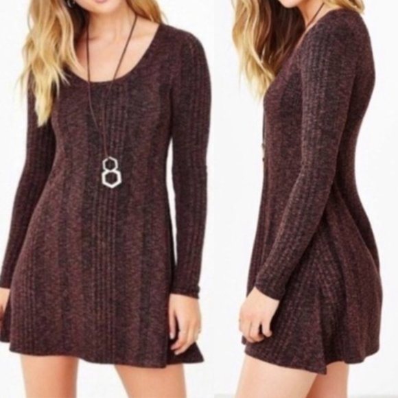 Urban Outfitters Dresses & Skirts - BDG Urban Outfitters Camp Purple Sweater Dress Size M